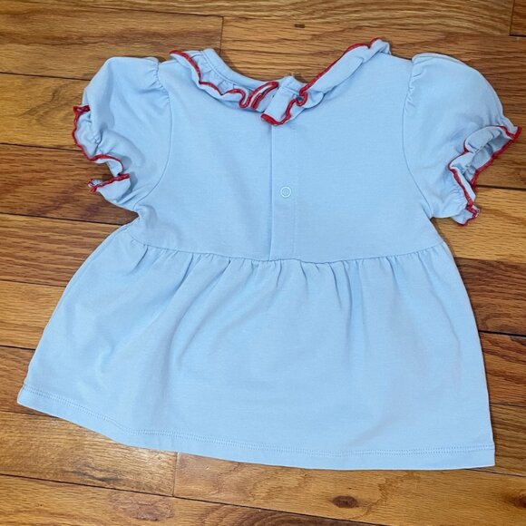 Girls 12 Month Three Apple Back to School Bloomerset - Picture 6 of 6